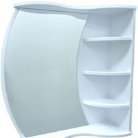  Гамма Шкаф с зеркалом 18м (белый) - Превью изображения №2 — Интернет-магазин ПроЗаказ