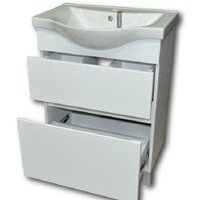  Гамма Тумба с умывальником Р25оФ8-У65 Альбатрос-10065 (белый) - Превью изображения №2 — Интернет-магазин ПроЗаказ