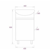  Onika Тумба под умывальник Милтон 45 104510 - Превью изображения №6 — Интернет-магазин ПроЗаказ