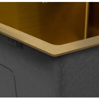 Кухонная мойка ARFEKA Eco AR 500*500 Golden PVD Nano - Превью изображения №9 — Интернет-магазин ПроЗаказ