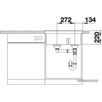 Кухонная мойка Blanco Pleon 6 Split 525955 (черный) - Превью изображения №3 — Интернет-магазин ПроЗаказ