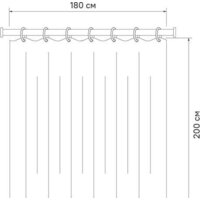Шторка-занавеска для ванны IDDIS D23P218i11 - Превью изображения №8 — Интернет-магазин ПроЗаказ