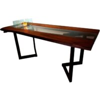 ZeFire Обеденный стол Mirage (коричневый)