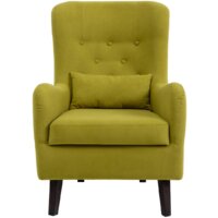 Интерьерное кресло Krones Калипсо (велюр оливковый) - Превью изображения №2 — Интернет-магазин ПроЗаказ