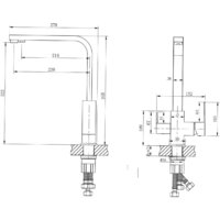 Смеситель Ekko E43803-7 - Превью изображения №2 — Интернет-магазин ПроЗаказ