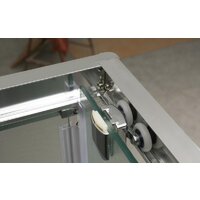 Душевой уголок BelBagno UNIQUE-A-2-85/100-C-Cr (прозрачное стекло) - Превью изображения №6 — Интернет-магазин ПроЗаказ