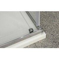 Душевой уголок BelBagno UNIQUE-A-2-85/100-C-Cr (прозрачное стекло) - Превью изображения №5 — Интернет-магазин ПроЗаказ