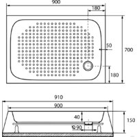 Душевой поддон RGW LUX/TN 70x90 - Превью изображения №3 — Интернет-магазин ПроЗаказ