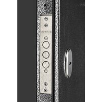 Металлическая дверь Guard MG60 МДФ 87х205 правая (черное серебро/белый ясень) - Превью изображения №6 — Интернет-магазин ПроЗаказ