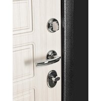 Металлическая дверь Guard MG60 МДФ 87х205 правая (черное серебро/белый ясень) - Превью изображения №4 — Интернет-магазин ПроЗаказ