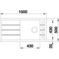 Кухонная мойка Blanco Faron XL 6 S 524790 (трюфель) - Превью изображения №3 — Интернет-магазин ПроЗаказ