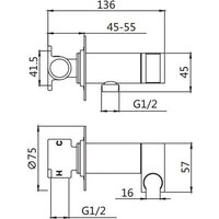 Гигиенический душ Shevanik S147C (белый) - Превью изображения №7 — Интернет-магазин ПроЗаказ