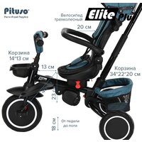Детский велосипед Pituso Elite Plus (сине-зеленый) - Превью изображения №8 — Интернет-магазин ПроЗаказ