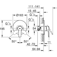 Смеситель Grohe Start Shower 32590002 - Превью изображения №2 — Интернет-магазин ПроЗаказ
