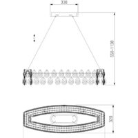 Подвесная люстра Bogate's 90372/1 Strotskis - Превью изображения №6 — Интернет-магазин ПроЗаказ