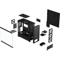 Корпус Fractal Design Pop XL Air RGB Black TG Clear FD-C-POR1X-06 - Превью изображения №2 — Интернет-магазин ПроЗаказ
