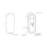  Cersanit Зеркало Eclipse Smart 50x122 64150 - Превью изображения №6 — Интернет-магазин ПроЗаказ