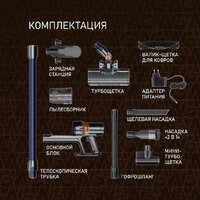 Пылесос Weissgauff V12 BLDC 500 Marine Turbo - Превью изображения №17 — Интернет-магазин ПроЗаказ