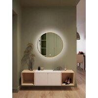 Зеркало с подсветкой  EMZE 70 LED.UV.70.70.AUR (золотой с УФ-окантовкой и подсветкой) - Превью изображения №10 — Интернет-магазин ПроЗаказ
