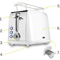 Тостер Yoer Crystal T02W - Превью изображения №9 — Интернет-магазин ПроЗаказ