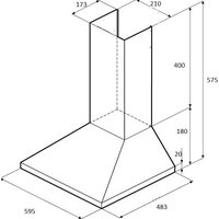 Кухонная вытяжка Krona Janna T 600 Inox PB КА-00008446 - Превью изображения №13 — Интернет-магазин ПроЗаказ