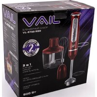 Погружной блендер Vail VL-5733 (красный) - Превью изображения №16 — Интернет-магазин ПроЗаказ
