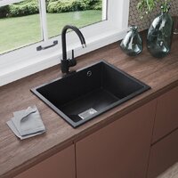 Кухонная мойка Polygran Blade 500 (черный) - Превью изображения №2 — Интернет-магазин ПроЗаказ