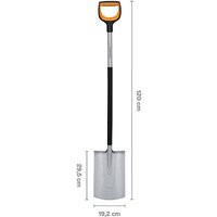 Лопата штыковая прямая Fiskars 1066730 - Превью изображения №3 — Интернет-магазин ПроЗаказ