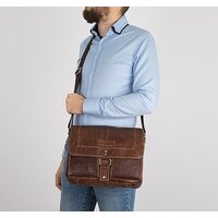 Сумка через плечо Poshete 253-1311-1-DBW (коричневый) - Превью изображения №11 — Интернет-магазин ПроЗаказ