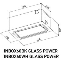Кухонная вытяжка Meferi INBOX60BK Glass Power - Превью изображения №15 — Интернет-магазин ПроЗаказ