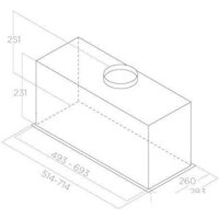 Кухонная вытяжка Elica Fold BL MAT/A/72 PRF0181961 - Превью изображения №4 — Интернет-магазин ПроЗаказ