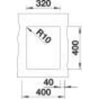 Кухонная мойка Blanco Subline 320-U 527160 (мягкий белый) - Превью изображения №3 — Интернет-магазин ПроЗаказ
