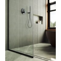 Душевая стенка MaybahGlass 195x89 MGD-690-6у (сатин стекло/черный) - Превью изображения №3 — Интернет-магазин ПроЗаказ