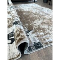 Ковер для жилой комнаты Radjab Carpet Бьянка Прямоугольник D009A 8563RK-B (1x2, Cream Shirink/Blue Fdy) - Превью изображения №3 — Интернет-магазин ПроЗаказ
