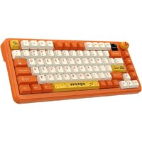 Клавиатура Ajazz AK820 Max Plus (оранжевый/белый, Ajazz Avocado) - Превью изображения №3 — Интернет-магазин ПроЗаказ