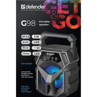 Беспроводная колонка Defender G98 - Превью изображения №9 — Интернет-магазин ПроЗаказ