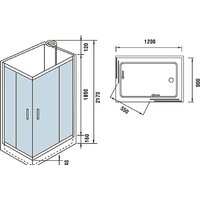 Душевая кабина WeltWasser WW500 Laine 1201 - Превью изображения №8 — Интернет-магазин ПроЗаказ