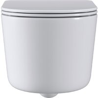 Унитаз подвесной Roxen Simple Compact 530120-01 Rimless Soft Close - Превью изображения №7 — Интернет-магазин ПроЗаказ