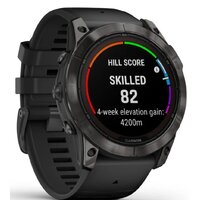 Умные часы Garmin Fenix 7X Pro Sapphire Solar (карбоново-серый титан/черный) - Превью изображения №3 — Интернет-магазин ПроЗаказ