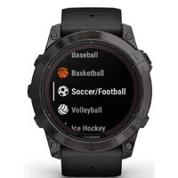 Умные часы Garmin Fenix 7X Pro Sapphire Solar (карбоново-серый титан/черный) - Превью изображения №11 — Интернет-магазин ПроЗаказ
