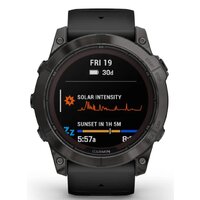 Умные часы Garmin Fenix 7X Pro Sapphire Solar (карбоново-серый титан/черный) - Превью изображения №2 — Интернет-магазин ПроЗаказ