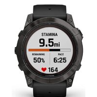 Умные часы Garmin Fenix 7X Pro Sapphire Solar (карбоново-серый титан/черный) - Превью изображения №9 — Интернет-магазин ПроЗаказ