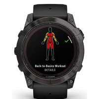 Умные часы Garmin Fenix 7X Pro Sapphire Solar (карбоново-серый титан/черный) - Превью изображения №10 — Интернет-магазин ПроЗаказ