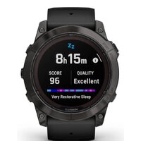 Умные часы Garmin Fenix 7X Pro Sapphire Solar (карбоново-серый титан/черный) - Превью изображения №8 — Интернет-магазин ПроЗаказ