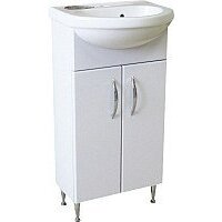СанитаМебель Тумба под умывальник Камелия-61 Д2 (белый)