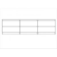 Тумба Mio Tesoro Кастор 6 ящиков 2.03.03.110.4 (серый) - Превью изображения №4 — Интернет-магазин ПроЗаказ