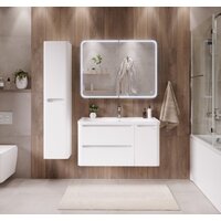  Grossman Тумба под умывальник Адель 90 см подвесная (белый) - Превью изображения №4 — Интернет-магазин ПроЗаказ