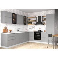 Шкаф навесной ДСВ Тренто П 700 (серый/серый) - Превью изображения №3 — Интернет-магазин ПроЗаказ