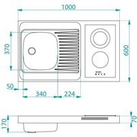 Кухонная мойка Alveus Combi Ceral 100 1136495 - Превью изображения №4 — Интернет-магазин ПроЗаказ