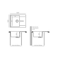 Кухонная мойка Polygran Gals 620 (светло-серый) - Превью изображения №5 — Интернет-магазин ПроЗаказ